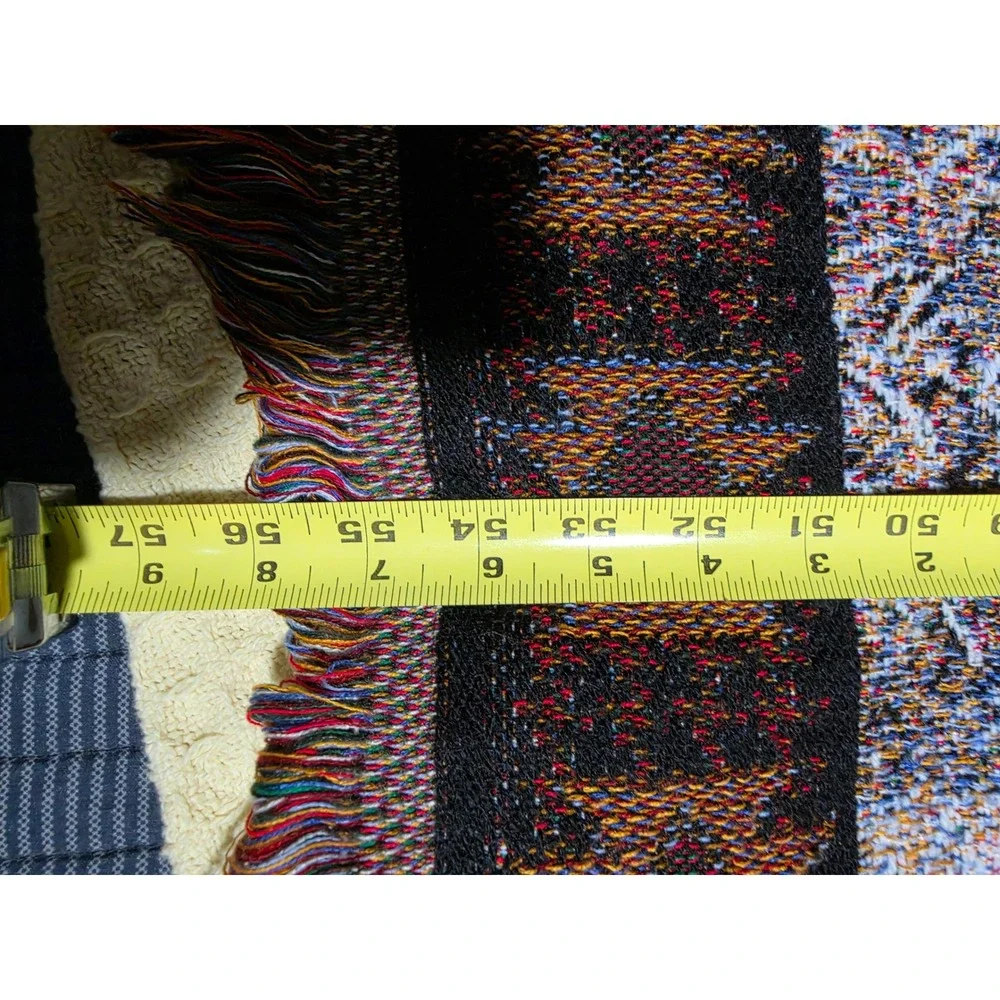 Jim Kasper Woven Tapestry Throw Blanket Moose Wildlife Cabin Decor 48x56